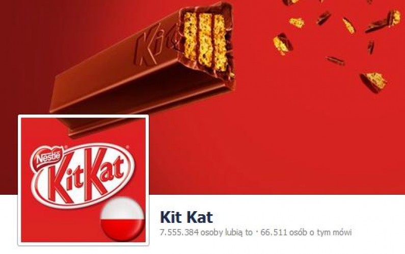 Fan page Kit Kat najpopularniejszy na polskim Facebooku. Jak to możliwe?