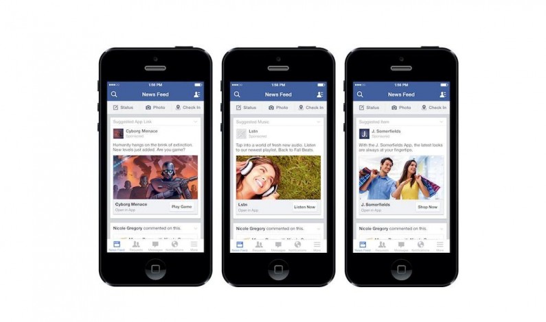 Reklamy mobilne mają zwiększyć częstotliwość korzystania z aplikacji na Facebooku