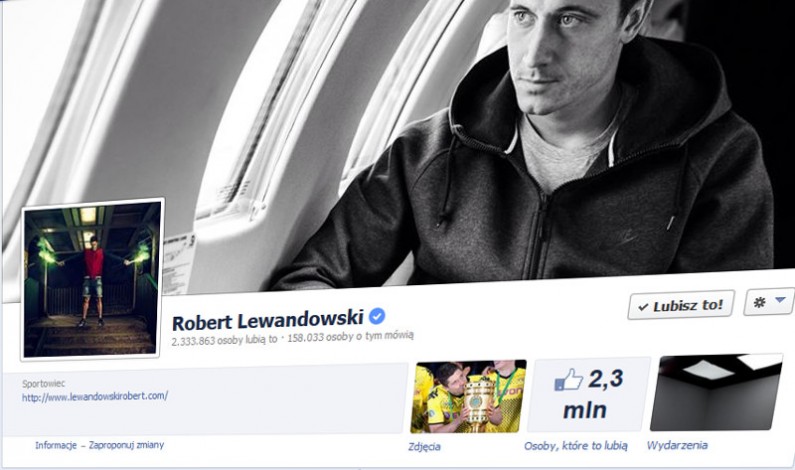 Listopad na Facebooku: Lewandowski na samym szczycie