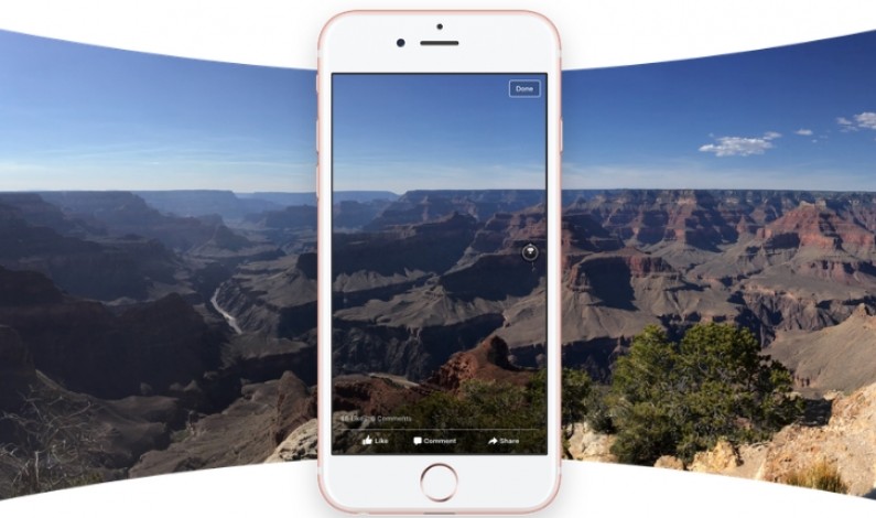 Facebook umożliwił zamieszczanie zdjęć 360 stopni