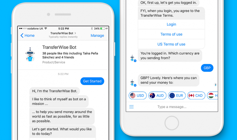 Nowy bot na Messengerze umożliwia przesyłanie pieniędzy