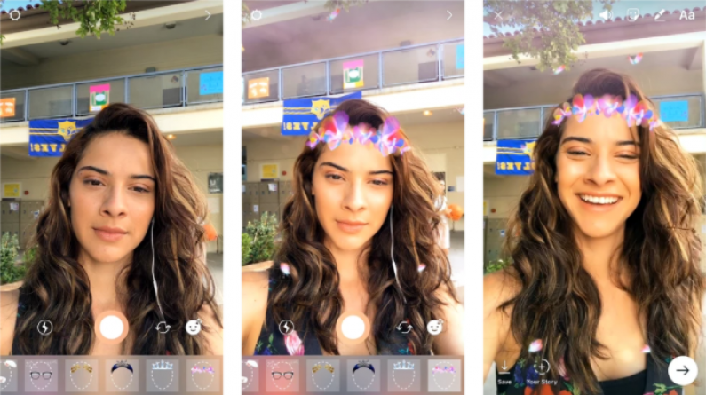 Instagram jeszcze bardziej jak Snapchat – filtry na twarz w aplikacji