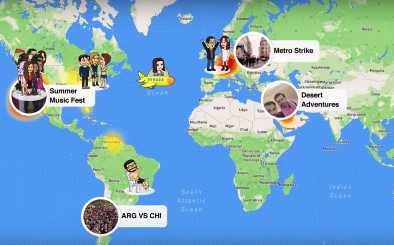 Snapchat udostępnia Snap Mapy – nową funkcję związaną z lokalizacją