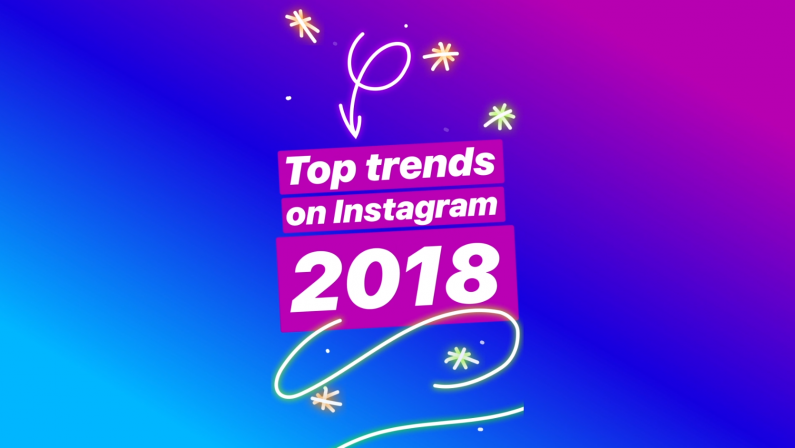 Trendy dominujące w 2018 roku na Instagramie
