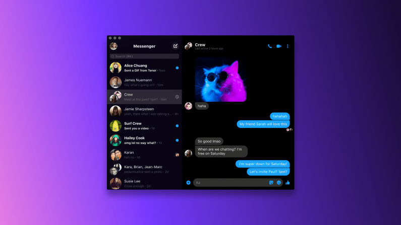 Messenger na dużym ekranie. Facebook udostępnił aplikację na komputery