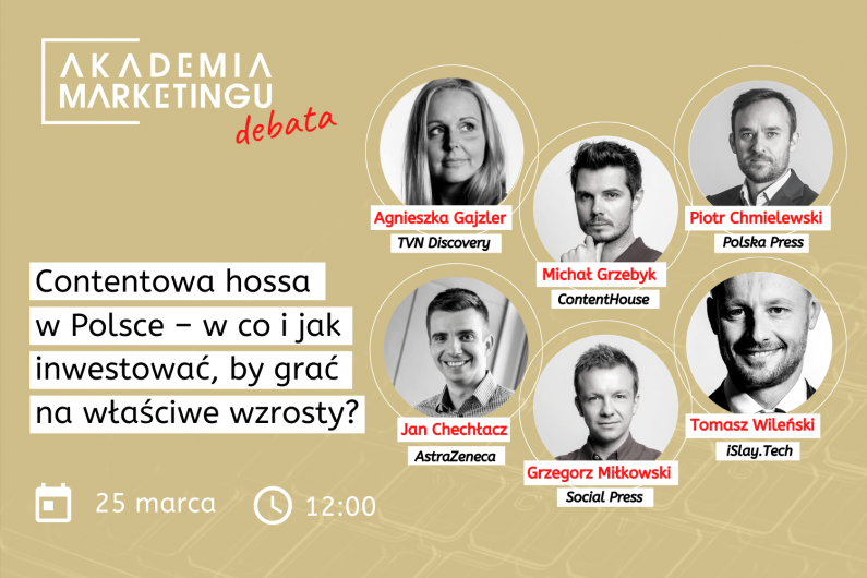 Jak będzie wyglądał wzrost rynku content marketingu w Polsce? Debata Akademii Marketingu