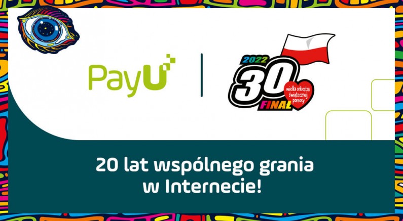 Jubileuszowa zbiórka PayU na 20 lat grania dla WOŚP w internecie – pomagaj bez wychodzenia z domu