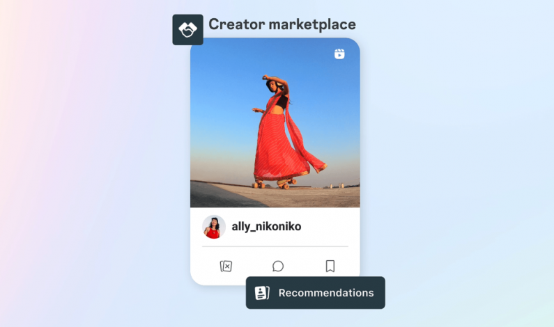 Instagram wprowadza inteligentne rekomendacje w Creator Marketplace