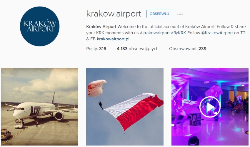 https://www.instagram.com/krakow.airport/