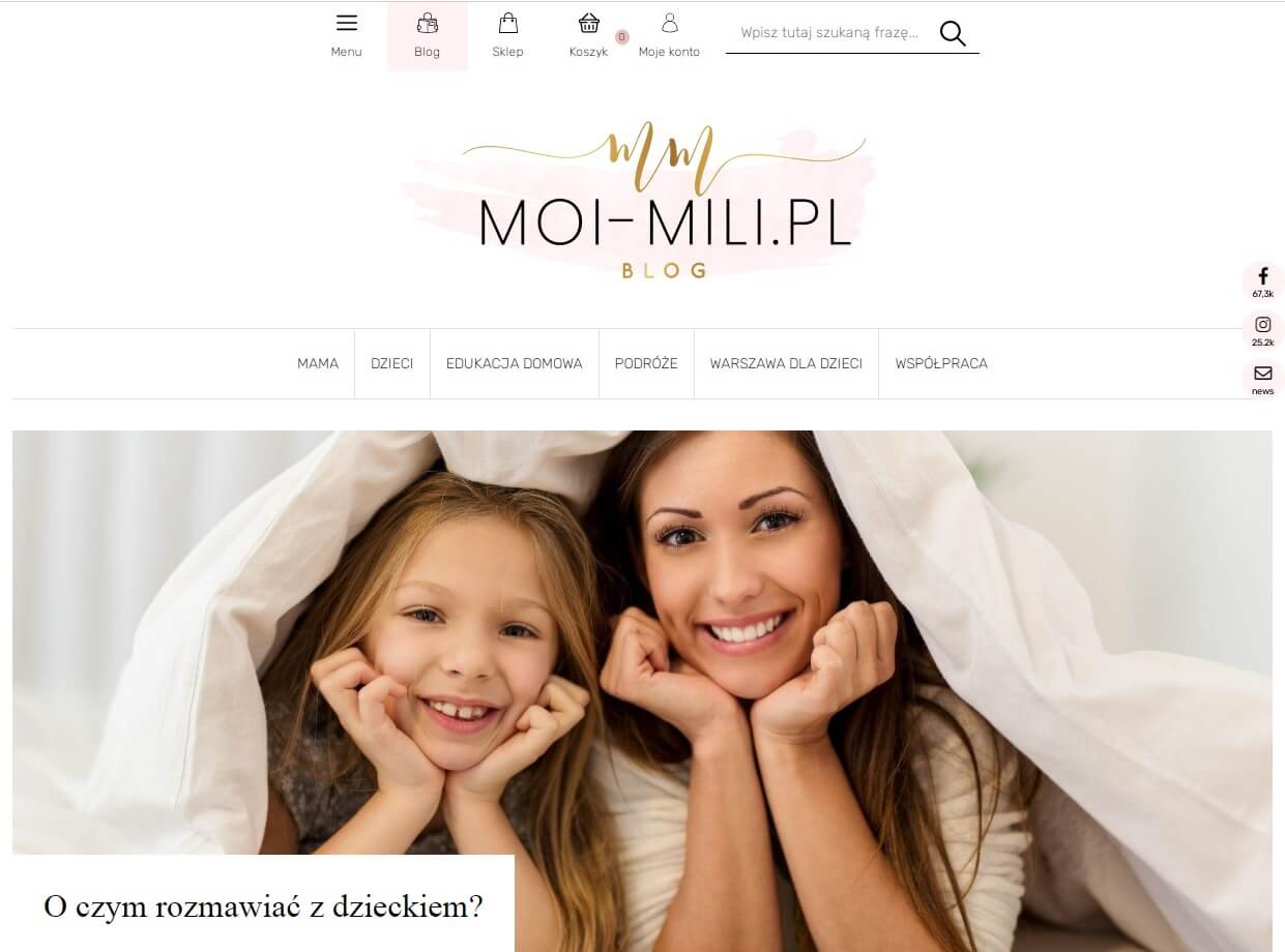 Blog parentingowy Moi-Mili.pl