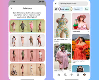fot. Inkluzywność w modzie – Pinterest wprowadza personalizację wyników wyszukiwania