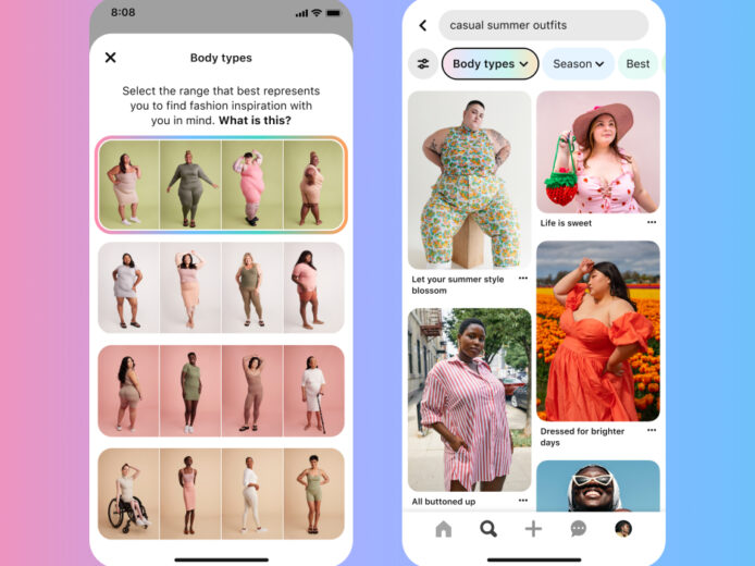 Inkluzywność w modzie – Pinterest wprowadza personalizację wyników wyszukiwania 